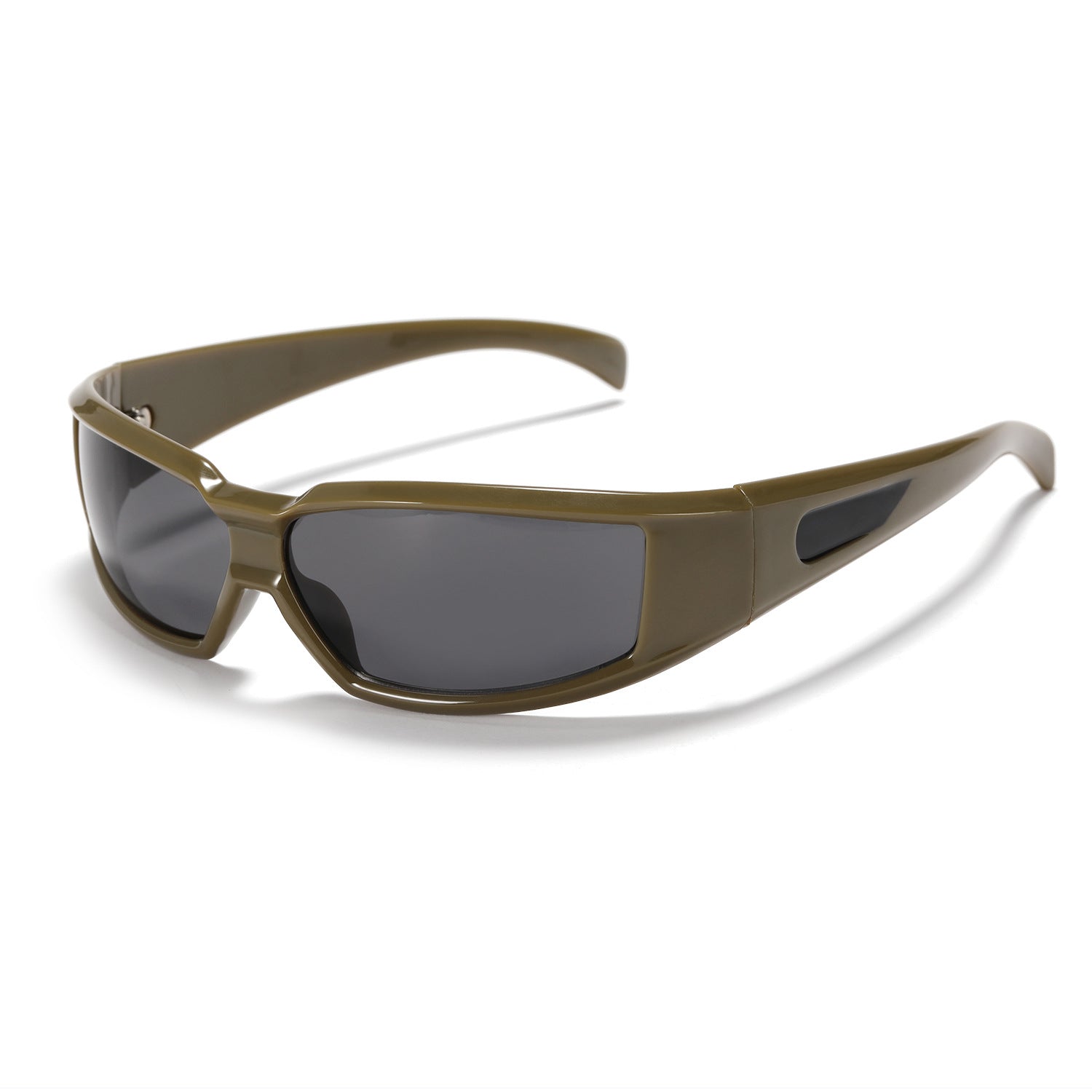 Oversized Y2K Futuristic Sunglasses – Silver Trendy Unisex Shades, INS-Inspired Street Style