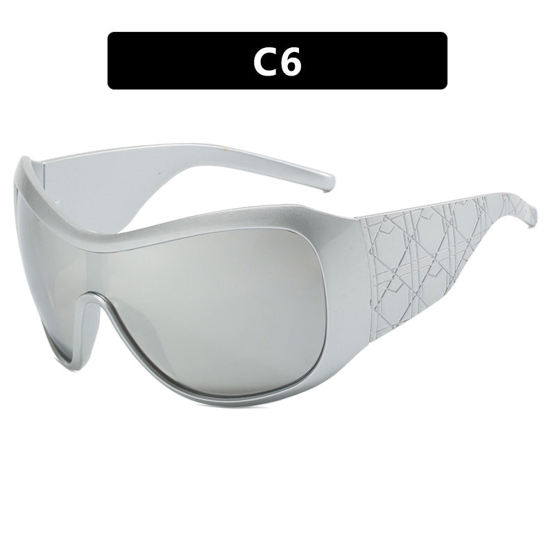 Oversized Y2K Fashion Sunglasses – Trendy Outdoor UV Protection Shades