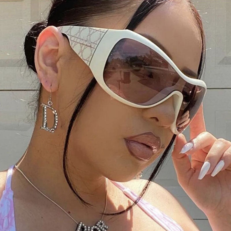 Oversized Y2K Fashion Sunglasses – Trendy Outdoor UV Protection Shades