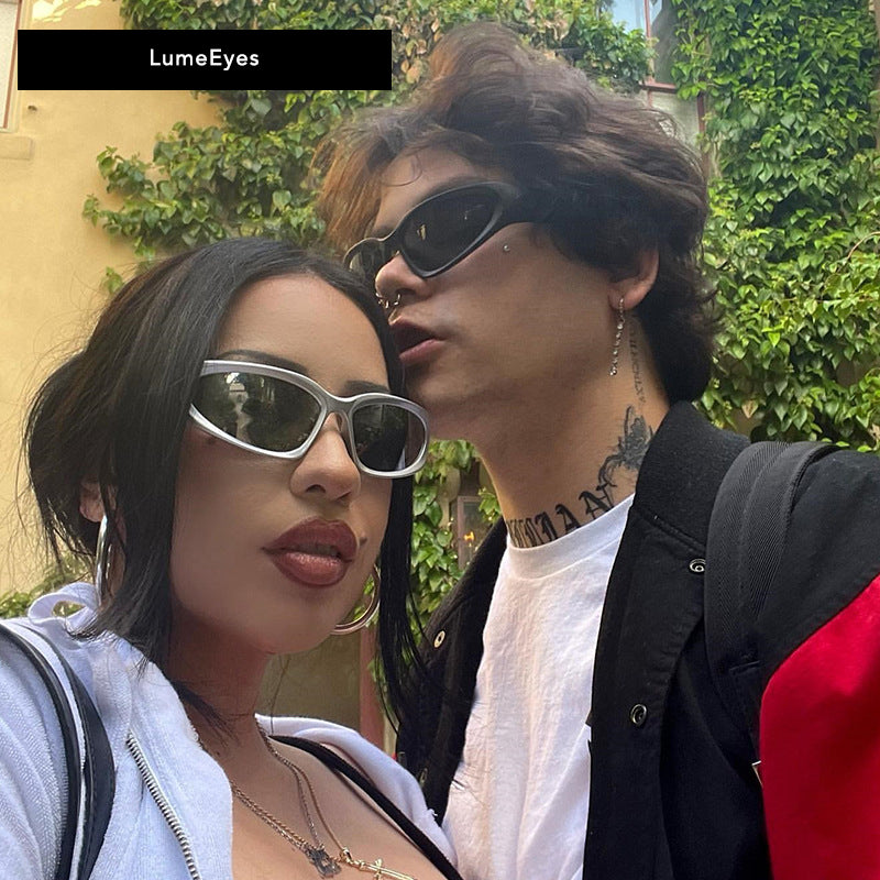 Steampunk Sunglasses for Men & Women – Mirrored Sport Goggles with Colorful Tinted Lenses, Punk Fashion Eyewear