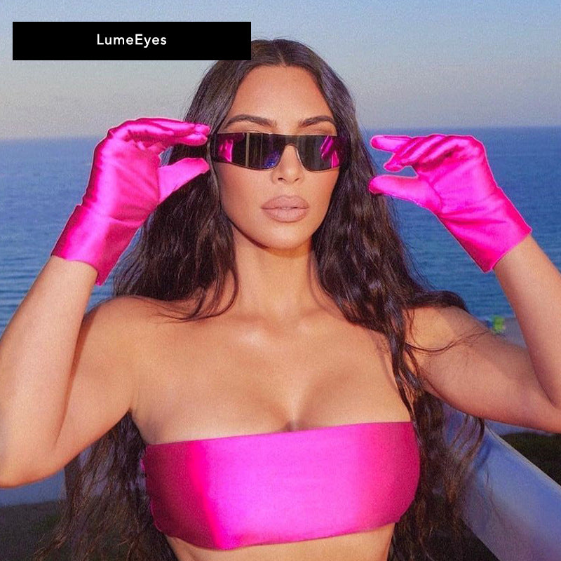 Tech-Inspired One-Piece Sports Sunglasses – Splash-Proof Punk Style Cycling Goggles for Men & Women