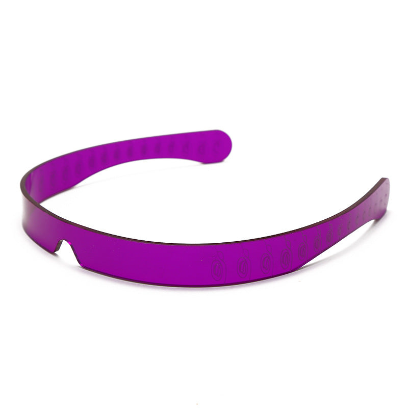 Futuristic Sci-Fi Punk Sunglasses – Frameless Jelly Color Shades for Street Style & Trendy Fashion