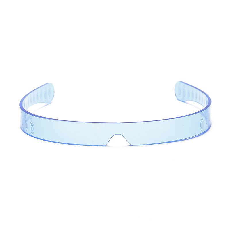 Futuristic Sci-Fi Punk Sunglasses – Frameless Jelly Color Shades for Street Style & Trendy Fashion