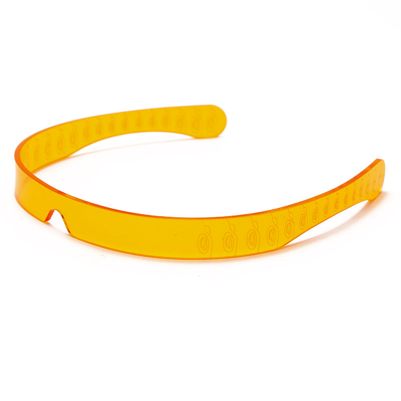Futuristic Sci-Fi Punk Sunglasses – Frameless Jelly Color Shades for Street Style & Trendy Fashion
