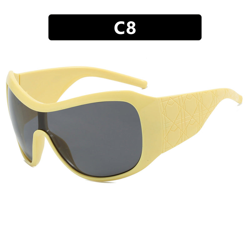 Oversized Y2K Fashion Sunglasses – Trendy Outdoor UV Protection Shades