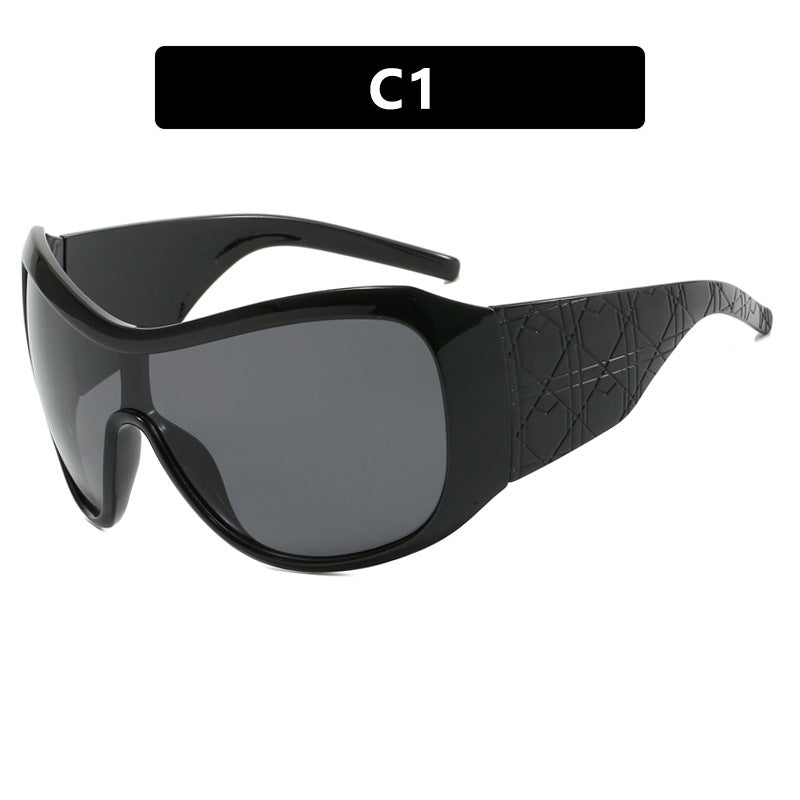 Oversized Y2K Fashion Sunglasses – Trendy Outdoor UV Protection Shades