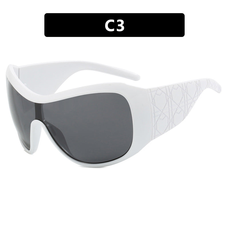 Oversized Y2K Fashion Sunglasses – Trendy Outdoor UV Protection Shades