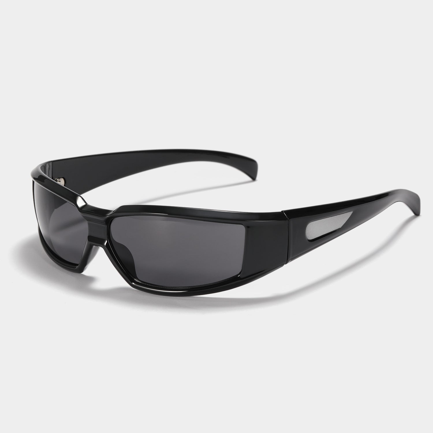 Oversized Y2K Futuristic Sunglasses – Silver Trendy Unisex Shades, INS-Inspired Street Style