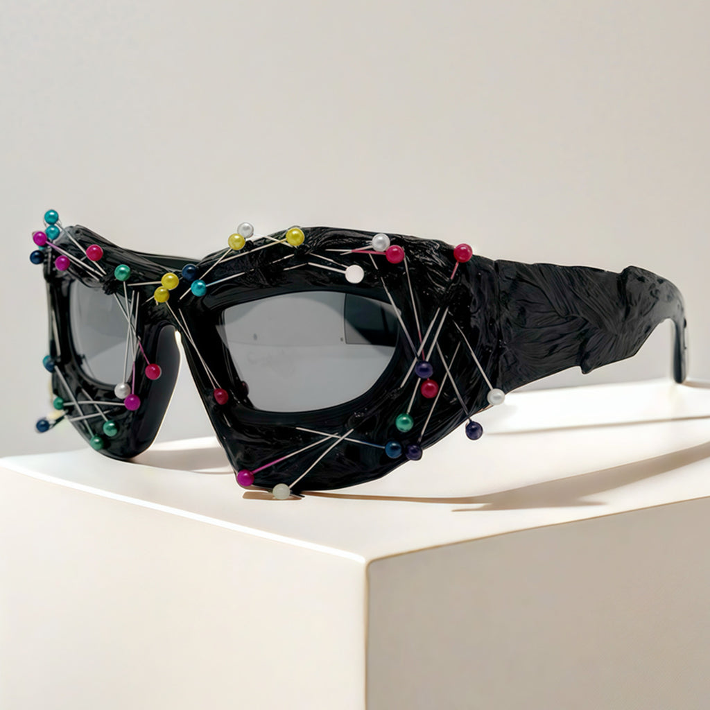 Personalized Studded Sunglasses – Trendy Hip-Hop Punk Fashion Shades